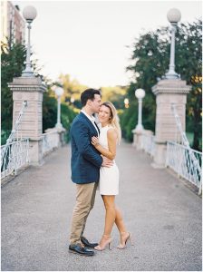 Boston Film Wedding photographer, Boston public garden engagement session, Catherine Threlkeld Photography
