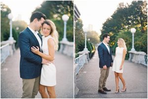 Boston Film Wedding photographer, Boston public garden engagement session, Catherine Threlkeld Photography