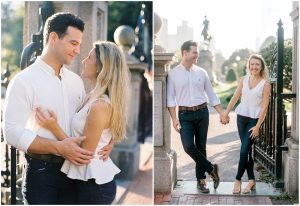Boston Film Wedding photographer, Boston public garden engagement session, Catherine Threlkeld Photography