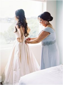 bride getting ready