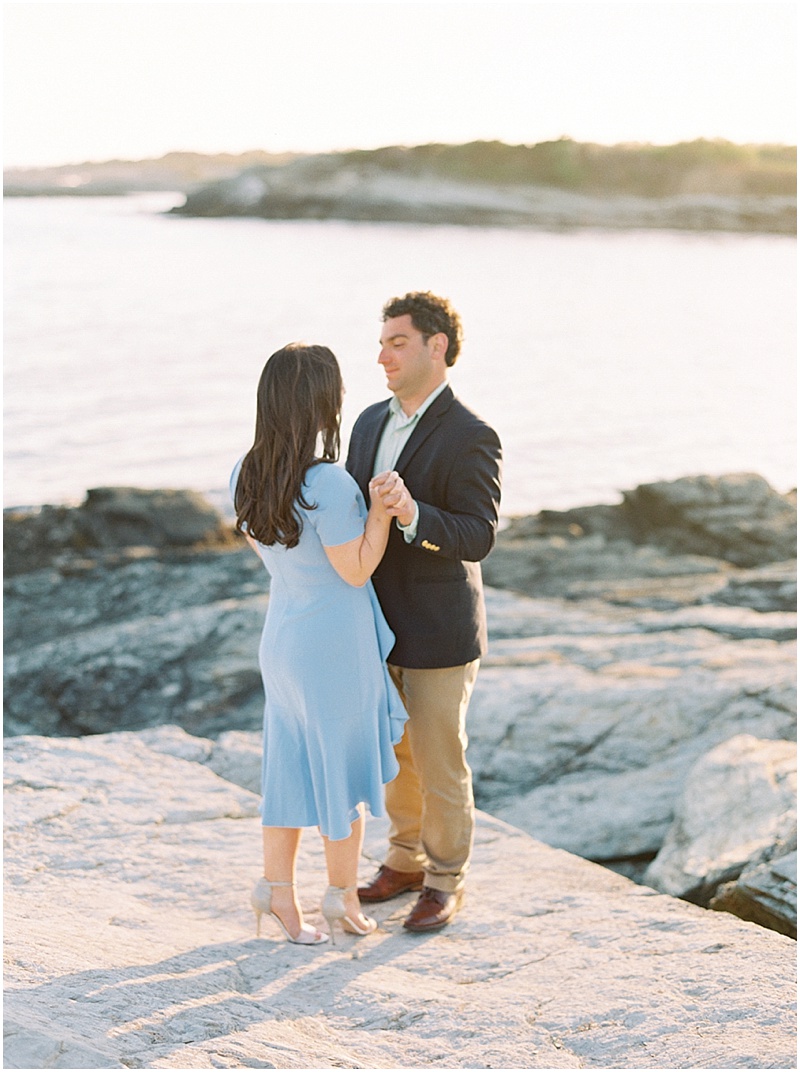 kings beach engagement session