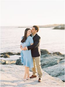 kings beach engagement session
