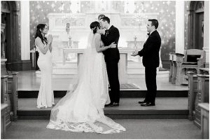 first kiss church ceremony