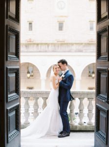 Boston Public Library wedding