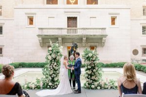 Boston Public Library wedding