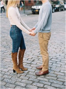 new york city engagement session