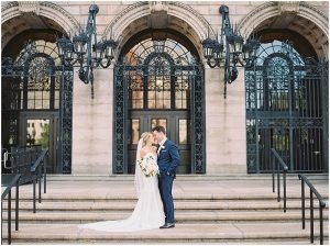 Boston wedding at the Public Library