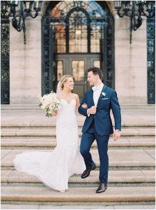 Boston wedding at the Public Library