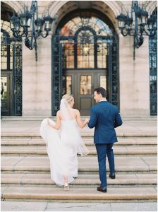 Boston wedding at the Public Library