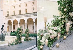 Boston wedding at the Public Library