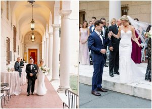 Boston wedding at the Public Library