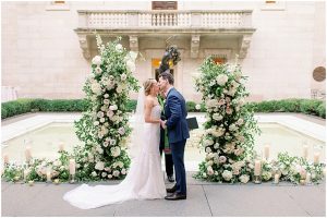 Boston wedding at the Public Library