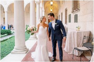 Boston wedding at the Public Library