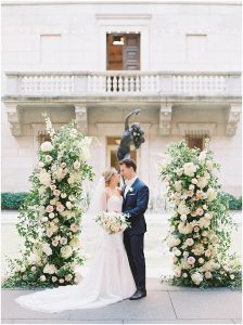 Boston wedding at the Public Library