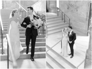 Boston wedding at the Public Library