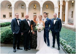 Boston wedding at the Public Library