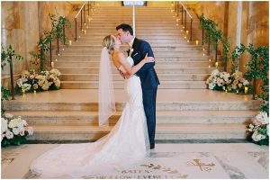 Boston wedding at the Public Library
