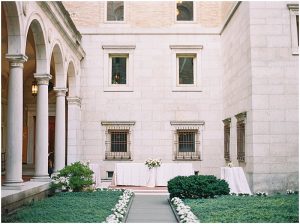 Boston wedding at the Public Library