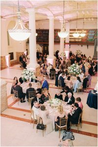 Boston wedding at the Public Library