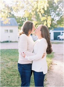 lesbian engagement photos