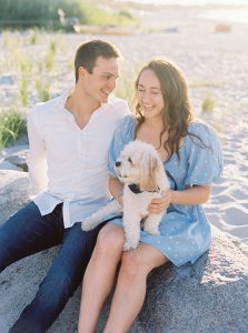 Gloucester Beach engagement session
