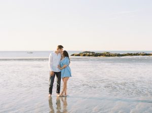Gloucester beach engagement session
