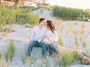 Gloucester beach engagement session