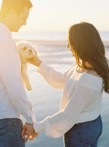 Gloucester beach engagement session