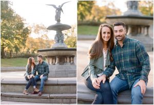 Bethesda Terrace engagement session