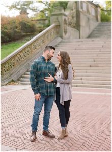 Bethesda Terrace engagement session