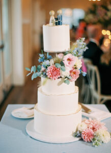 wedding cake at Pelham House Resort wedding