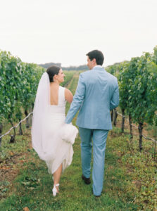 Long Island vineyard wedding