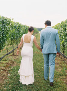 Long Island vineyard wedding
